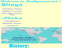 Tablet Screenshot of kathyamen.net